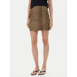 Vero Moda Мини пола Nelly 10329966 Кафяв Slim Fit