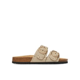ONLY Shoes Чехли Onlmaxi-15 Pu Studs Buckle 15341190 Екрю