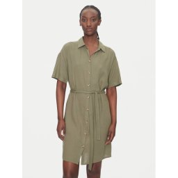 Vero Moda Рокля тип риза Thea 10333791 Зелен Loose Fit