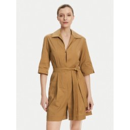 Max Mara Beachwear Гащеризон Canard 2516241019 Кафяв Regular Fit