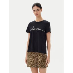 Vero Moda Тишърт Kami 10332587 Черен Relaxed Fit