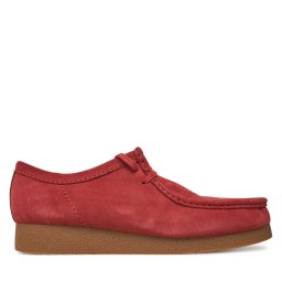 Обувки Clarks Wallabee 26180921 Червен