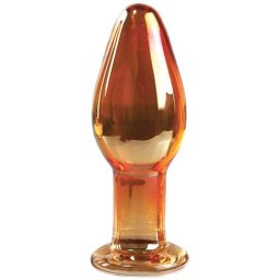 Стъклен анален разширител Butt Plug "HONEY GLASS" 10.5 см