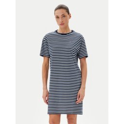 Tommy Hilfiger Ежедневна рокля UW0UW05937 Тъмносин Regular Fit