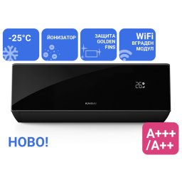 KAISAI BLACK PRO HEAT + KRB-09TLHI / KRWB-09TLHO , 9000 BTU