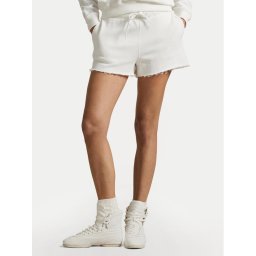 Polo Ralph Lauren Спортни шорти 211965103001 Бял Straight Fit