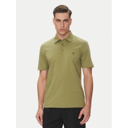 BOSS Тениска с яка и копчета C-Parris 01 50520297 Зелен Regular Fit