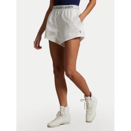 Polo Ralph Lauren Спортни шорти 211964933001 Бял Relaxed Fit