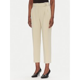 BOSS Текстилни панталони Tapiah 50490037 Бежов Regular Fit