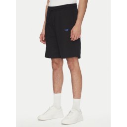 HUGO Спортни шорти Nasensio 50522364 Черен Regular Fit