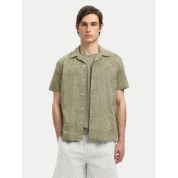 Selected Homme Риза 16097686 Зелен Regular Fit