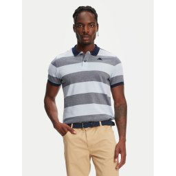 Robe di Kappa Тениска с яка и копчета Ming 64126KW Син Slim Fit