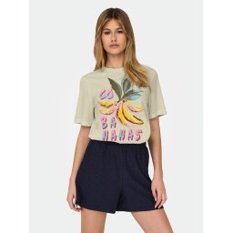 ONLY Тишърт Bilins 15320615 Жълт Regular Fit