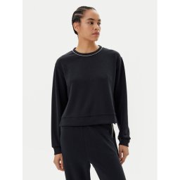 EA7 Emporio Armani Суитшърт 7W000142 AF12643 UC001 Черен Loose Fit