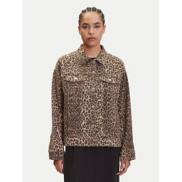 Vero Moda Дънково яке Tessa 10329961 Кафяв Oversize