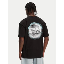 Hunter Тишърт Rasputin HARM0057251 Черен Relaxed Fit