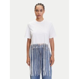 ONLY Тишърт Zinna 15325262 Бял Regular Fit