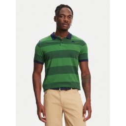 Robe di Kappa Тениска с яка и копчета Ming 64126KW Зелен Slim Fit
