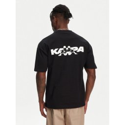Kappa Тишърт Nyle 351S5GW Черен Regular Fit