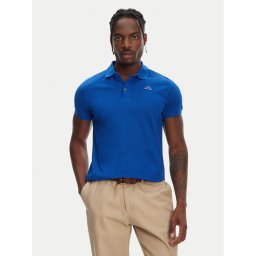 Robe di Kappa Тениска с яка и копчета William 6006170 Син Slim Fit