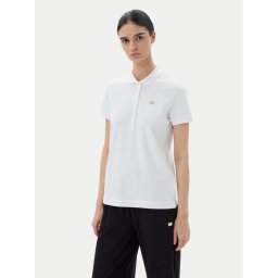 EA7 Emporio Armani Тениска с яка и копчета 7W000030 AF12450 U0002 Бял Regular Fit