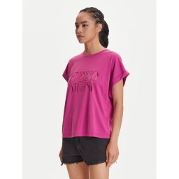 Emporio Armani Тишърт EW000616 AF12187 UA227 Розов Loose Fit