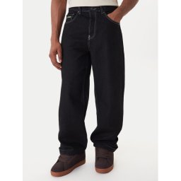 DC Shoes Дънки Worker Baggy Denim Rbt ADYDP03079 Черен Baggy Fit
