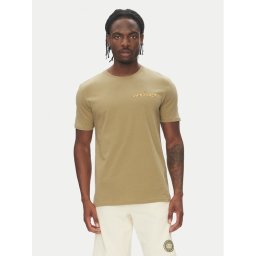 Quiksilver Тишърт Ev Disconnect Effects EQYZT08049 Каки Regular Fit