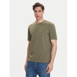 BOSS Тишърт Tchup 50473278 Зелен Relaxed Fit