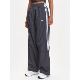 adidas Долнище анцуг adicolor Teamgeist JD0256 Черен Oversize