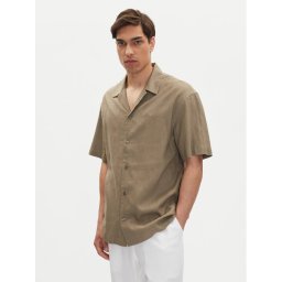 Emporio Armani Риза EM000593 AF12356 U6189 Кафяв Regular Fit