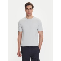 BOSS Тишърт Tegood 50508243 Сив Regular Fit