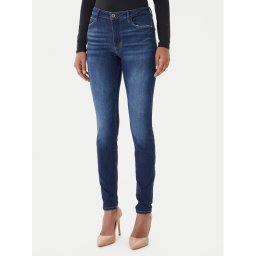 Guess Дънки W2YA46 D4Q03 Тъмносин Skinny Fit