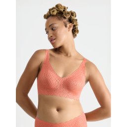 Sloggi Сутиен без банели Zero Feel Bliss 10219688 Оранжев