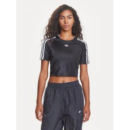 adidas Тишърт adicolor Teamgeist Baby JD0268 Черен Slim Fit