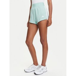 adidas Спортни шорти Hyperglam Woven JP4774 Електриков Regular Fit