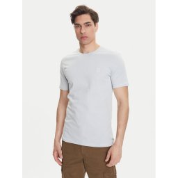 BOSS Тишърт Tales 50508584 Сив Regular Fit