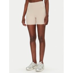 Girlfriend Collective Спортни шорти Rib Run 4041 Бежов Slim Fit