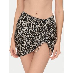 Emporio Armani Мини пола EW000812 AF12190 FC125 Черен Slim Fit