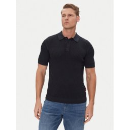 JOOP! Jeans Тениска с яка и копчета 15 JJK-08Vicono 30045448 Тъмносин Modern Fit