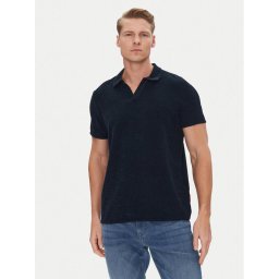 JOOP! Jeans Тениска с яка и копчета 15 JJJ-59Antal 30045767 Тъмносин Modern Fit