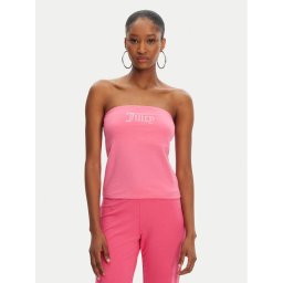 Juicy Couture топ Babey JCWCT23310 Розов Slim Fit