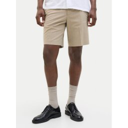 Jack & Jones Шорти от плат Stace 12271357 Бежов Relaxed Fit