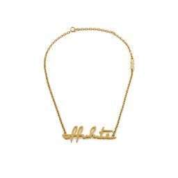 Off-White Колие OWOB026R21MET0017600 Златист