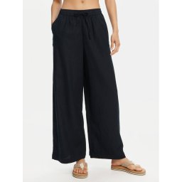 Roxy Текстилни панталони Lekeitio Break ERJNP03545 Черен Regular Fit