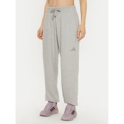 adidas Долнище анцуг ALL SZN Fleece IY6772 Сив Loose Fit