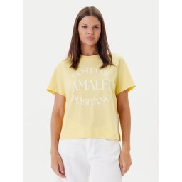 Vero Moda Тишърт Sonna 10327143 Жълт Regular Fit