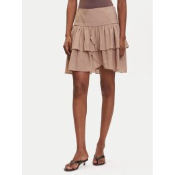 Vero Moda Мини пола Clara 10336425 Бежов Regular Fit