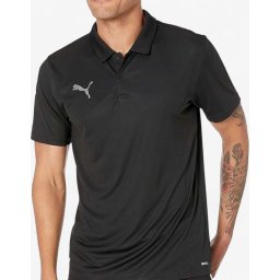 PUMA TeamLIGA Sideline Football Polo Black