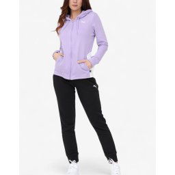 PUMA Classics Hooded Tracksuit Purple/Black